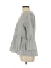 Amour Vert Gray 3/4 Sleeve Blouse Size L - photo 5