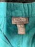 Chico's Solid Teal Athletic Shorts Size Lg (2.5) - photo 3