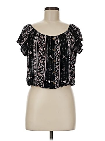 Mudd Short Sleeve Blouse (view 1)