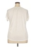 Athleta 100% Polyester Ivory Short Sleeve T-Shirt Size 2X - photo 2