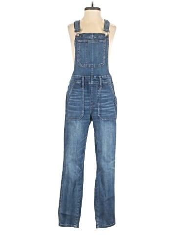 Madewell Skinny Overalls in Jansing Wash (view 1)