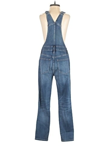 Madewell Skinny Overalls in Jansing Wash (view 2)