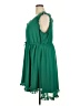Torrid 100% Polyester Solid Green Casual Dress Size 2X Plus (2) - photo 5