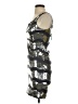 Studio Y Metallic Silver Cocktail Dress Size XS - photo 5