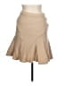 Lida Baday 100% Wool Solid Tan Wool Skirt Size 10 - photo 1