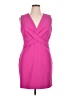 Halston Pink Cocktail Dress Size 16 - photo 1