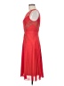 BCBGMAXAZRIA 100% Polyester Solid Red Cocktail Dress Size 6 - photo 5