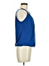 August Silk Blue Sleeveless Blouse Size M - photo 4