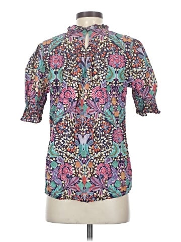 Liberty Art Fabrics for J.Crew Short Sleeve Blouse (view 2)