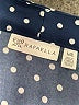 Rafaella Polka Dots Blue Short Sleeve Blouse Size L - photo 7
