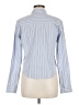 Unbranded 100% Cotton Stripes Blue Long Sleeve Button-Down Shirt Size M - photo 2