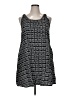 Bali 100% Rayon Graphic Black Casual Dress Size XL - photo 1