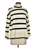 OST Stripes Ivory Turtleneck Sweater Size XS - photo 1