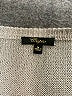Cupio Metallic Silver Pullover Sweater Size M - photo 7