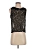 S.O.Y Shine On You 100% Polyester Black Sleeveless Blouse Size S - photo 1