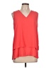MICHAEL Michael Kors Orange Sleeveless Blouse Size L - photo 1