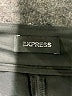 Express 100% Polyester Solid Black Dress Pants Size 12R - photo 7