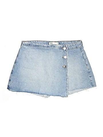 Zara Denim Skirt (view 1)