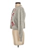 Jessica Simpson Floral Gray Pullover Sweater Size S - photo 5