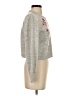 Jessica Simpson Floral Gray Pullover Sweater Size S - photo 4