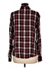 Sanctuary 100% Rayon Plaid Red Long Sleeve Button-Down Shirt Size M - photo 2