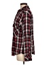 Sanctuary 100% Rayon Plaid Red Long Sleeve Button-Down Shirt Size M - photo 5