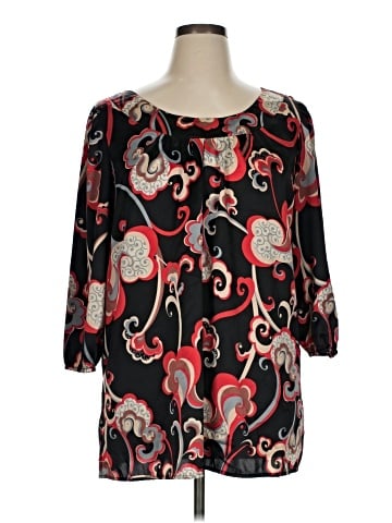 Elementz 3/4 Sleeve Blouse (view 1)