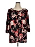 Elementz Black 3/4 Sleeve Blouse Size XL - photo 1
