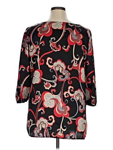 Elementz 3/4 Sleeve Blouse (view 2)