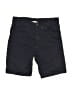 H&M 100% Cotton Solid Blue Shorts Size 6 - photo 1