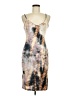 Final Touch Tie-dye Tan Cocktail Dress Size M - photo 1