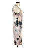 Final Touch Tie-dye Tan Cocktail Dress Size M - photo 4