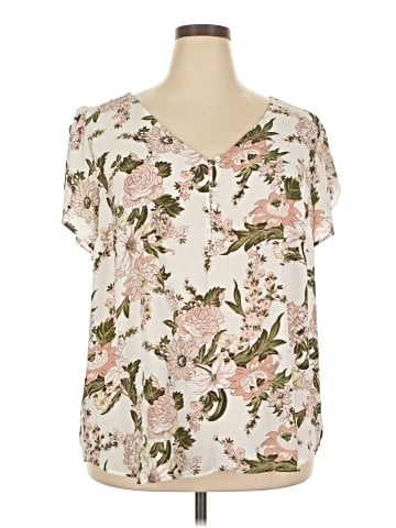 Ann Taylor LOFT Short Sleeve Blouse (view 1)