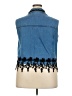 Assorted Brands Blue Denim Vest Size XXL - photo 2