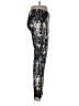 INC International Concepts Print Black Leggings Size L - photo 4