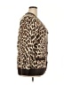 Tory Burch Animal Print Brown Cardigan Size XXL - photo 4