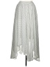 Premise Studio 100% Polyester Polka Dots Silver Casual Skirt Size XL - photo 2