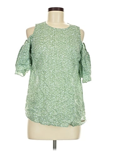 MICHAEL Michael Kors Short Sleeve Blouse (view 1)