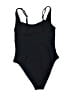 Cupshe Solid Black One Piece Swimsuit Size L - photo 2