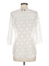 Lark Lane Ivory 3/4 Sleeve Top Size M - photo 2