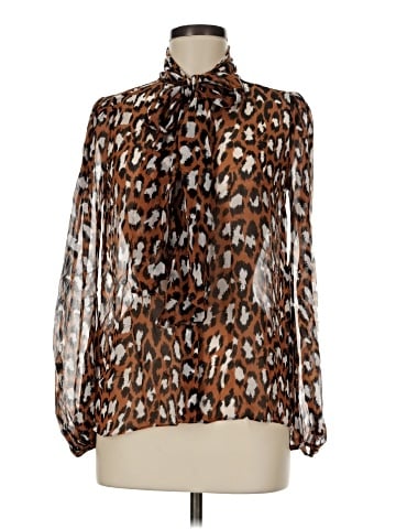 Diane von Furstenberg Long Sleeve Blouse (view 1)