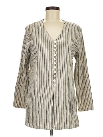 Real Clothes 3/4 Sleeve Button-Down Shirt (view 1)