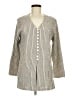 Real Clothes Tan 3/4 Sleeve Button-Down Shirt Size M (estimated) - photo 1