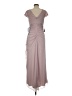 Xscape 100% Polyester Gray Cocktail Dress Size 8 - photo 2