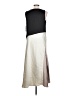 DKNY 100% Polyester Gray Casual Dress Size 10 - photo 2
