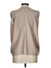 Gianetta 100% Polyester Tan Sleeveless Blouse Size L - photo 2