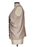 Gianetta 100% Polyester Tan Sleeveless Blouse Size L - photo 5
