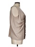 Gianetta 100% Polyester Tan Sleeveless Blouse Size L - photo 4