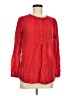 Lucky Brand Red Long Sleeve Blouse Size M - photo 1