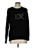 Rae Dunn Black Pullover Sweater Size L - photo 1